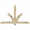 Ekena Millwork Redmond Rough Sawn Timber Gable Bracket, Douglas Fir, 60"W x 38"H x 2"D x 4"F, 15/12 Pitch GBW060X38X0204RED00RDF - alternate 1